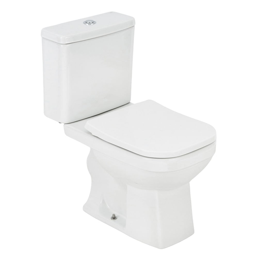 Conjunto Bacia com Caixa Acoplada Deca Quadra Branco