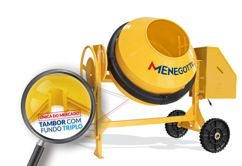Betoneira Menegotti 400L 127V Monofásica