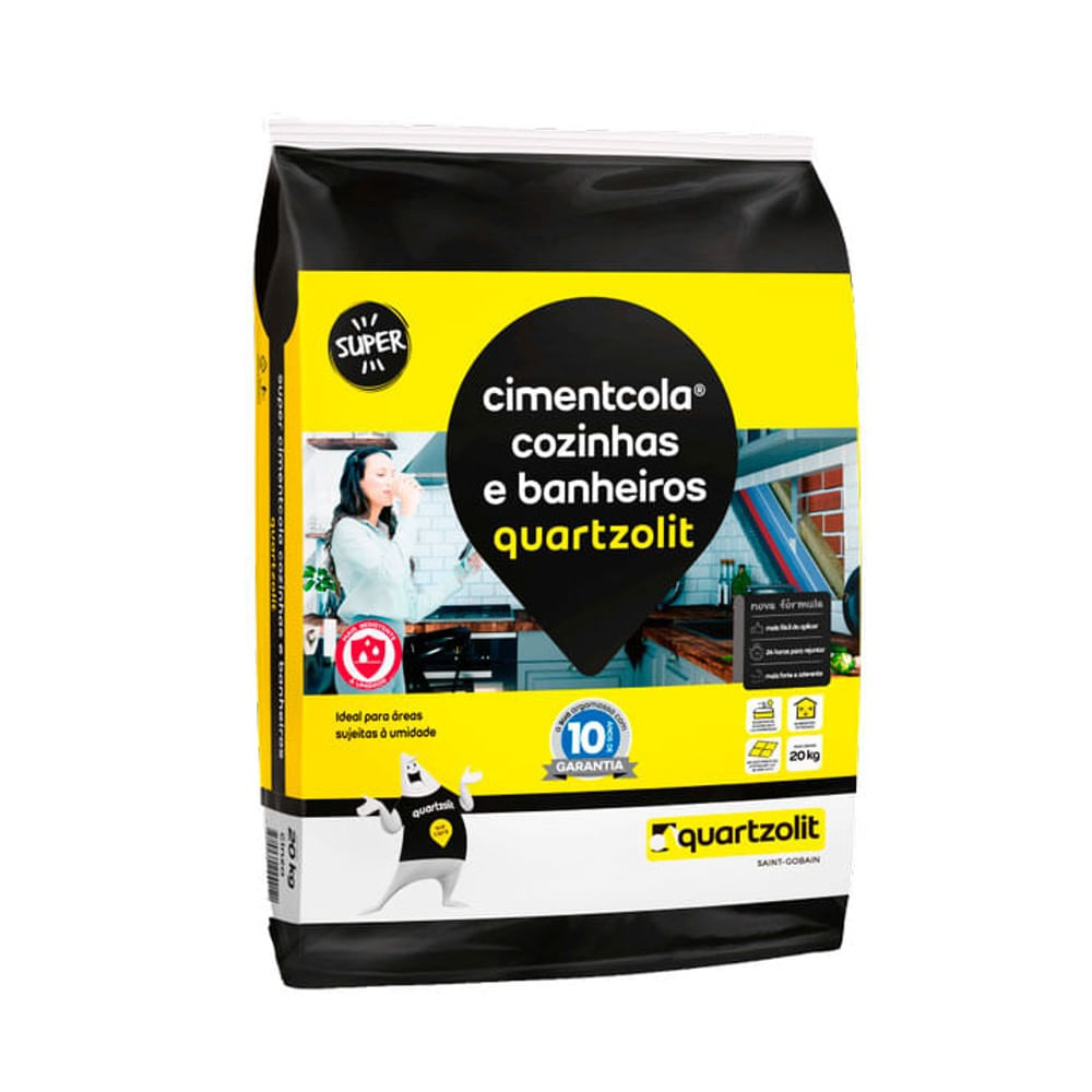 Argamassa ACI Cozinha e Banheiro Quartzolit 20kg