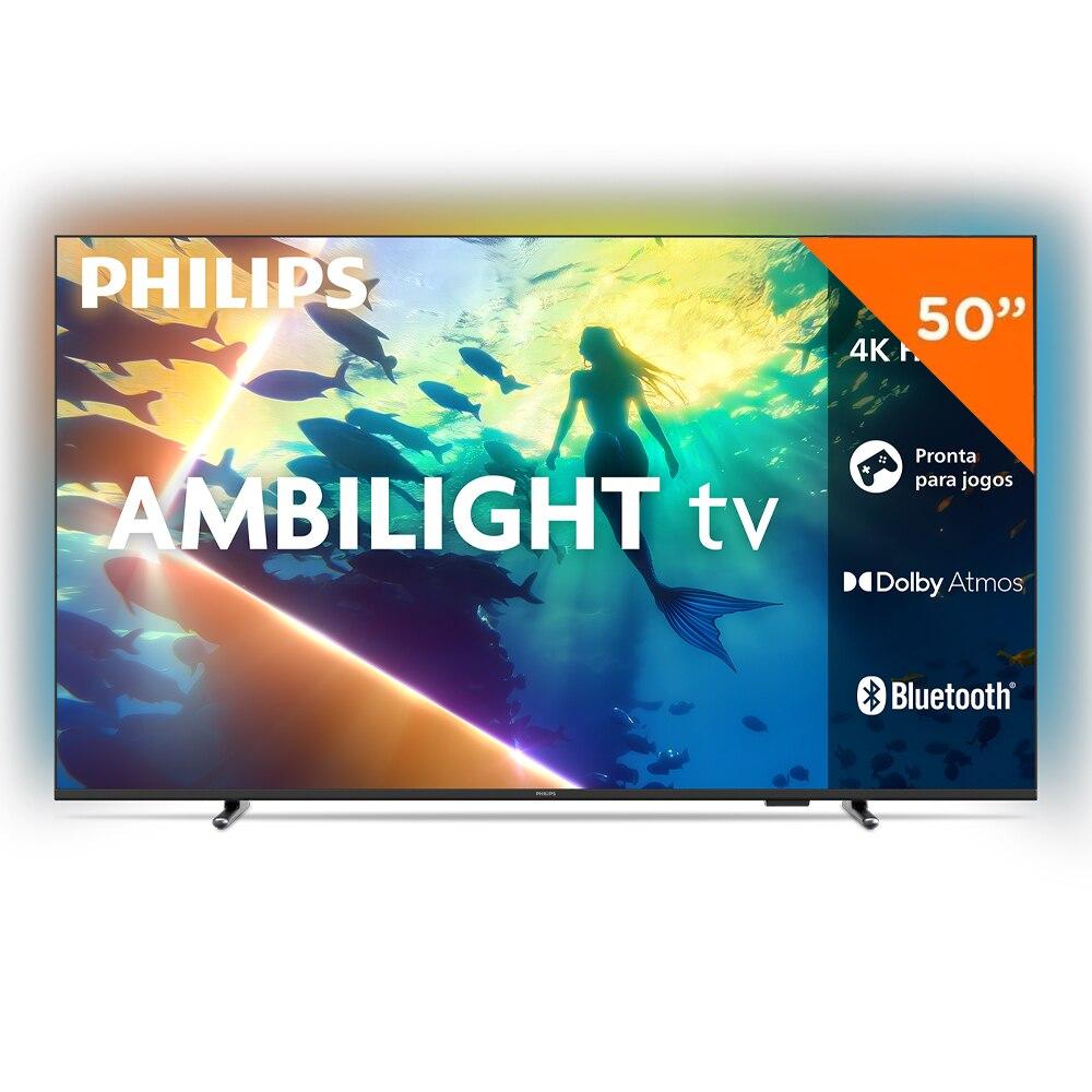 Smart TV Philips 50" 4K UHD Ambilight PUG8100